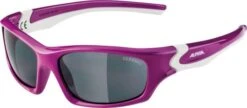 Sonnenbrille Alpina Flexxy Teen Rahmen Berry/weiß Glas Sw Versp.S3