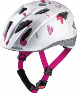 Alpina Kinderhelm Ximo White Hearts Gr. 45-49 Cm