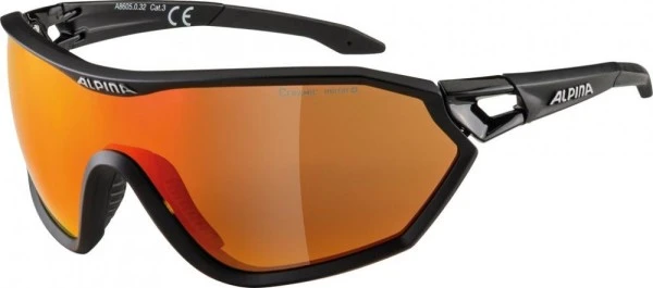 Sonnenbrille Alpina S-Way CM+ Rahmen Black Matt.Glas Red Mirror 3 Sonnenbrille Alpina S-Way CM+ Rahmen Black Matt.Glas Red Mirror