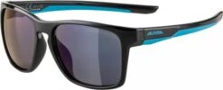 Sonnenbrille Alpina Flexxy Cool Kids I Rahmen Black-cyan Glas Blue Mirror