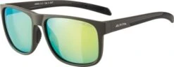 Sonnenbrille Alpina Nacan III Rahmen Anthracite Matt Glas Yellow Mir
