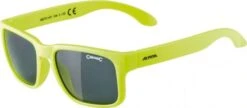 Sonnenbrille Alpina Mitzo Rahmen Neon Yellow Glas Black Mirror.S3