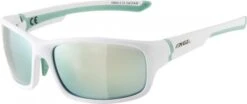 Alpina Sonnenbrille Lyron S Rahmen White Pistachio Glas Emerald Mirror