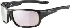 Alpina Sonnenbrille Lyron S Rahmen Black Glas Rose-gold Mirror