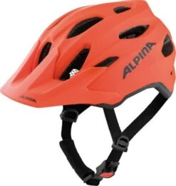 Alpina Kinderhelm Carapax JR Pumpkin-orange Matt Gr. 51-56 Cm