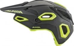 Alpina Fahrradhelm Rootage Schwarz Neongelb Matt Gr. 52-57 Cm