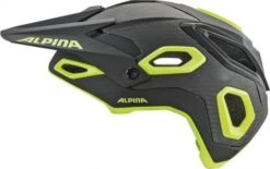 Alpina Fahrradhelm Rootage Schwarz Neongelb Matt Gr. 57-62 Cm