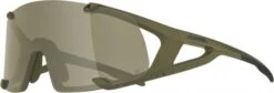Alpina Sonnenbrille Hawkeye Q-Lite Rah. Olive Matt Glas Silber Versp. Kat.3