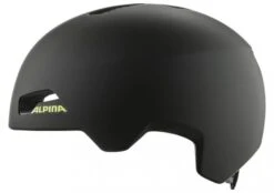 Alpina Kinderhelm Hackney Schwarz Neongelb Matt Gr. 47-51 Cm