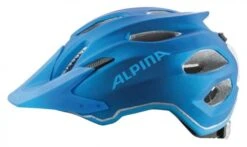 Alpina Kinderhelm Carapax Jr Flash True Blue Matt Gr. 51-56 Cm