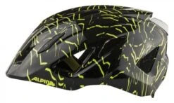 Alpina Kinderhelm Pico Schwarz Neongelb Glänzend Gr. 50-55 Cm