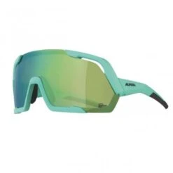 Alpina Sonnenbrille Rocket Q-Lite Rahm. Türkis Matt Glas Grün Versp. Kat.3
