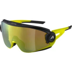 Alpina 5W1NG Q+CM Brille Gelb/gold -Alpina alpina alpina 5w1ng q cm glasses black matt neon yellow 3