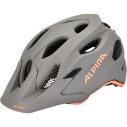 Alpina Carapax Flash Helm Jugend Grau