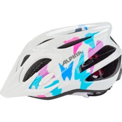 Alpina FB Jr. 2.0 Helm Jugend Weiß/bunt -Alpina alpina fb jr 20 helmet white bttrfly 3 1