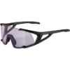 Alpina Hawkeye S Q-Lite V Sonnenbrille Schwarz 1 Alpina Hawkeye S Q-Lite V Sonnenbrille Schwarz -Alpina alpina hawkeye s q lite v glasses black matt purple mirror 1