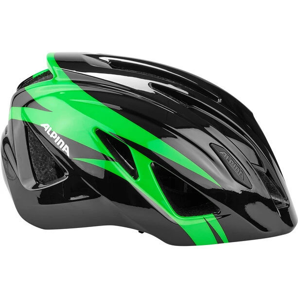 Alpina Pico Helm Kinder Schwarz/grün 6 Alpina Pico Helm Kinder Schwarz/grün – Bild 4