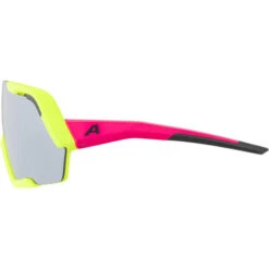 Alpina Rocket Bold Sonnenbrille Pink/gelb -Alpina alpina rocket bold glasses neon pink yellow matt black mirror 3 1