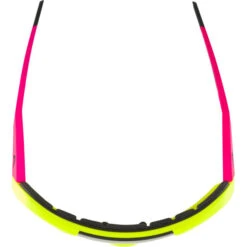 Alpina Rocket Bold Sonnenbrille Pink/gelb -Alpina alpina rocket bold glasses neon pink yellow matt black mirror 4 1