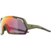 Alpina Rocket QV Sonnenbrille Oliv 1 Alpina Rocket QV Sonnenbrille Oliv -Alpina alpina rocket qv glasses olive matt rainbow mirror 1