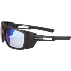 Alpina Skywalsh VLM+ Brille Schwarz -Alpina alpina skywalsh vlm glasses black matt blue mirror 6 1