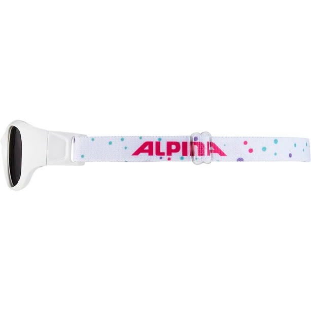 Alpina Sports Flexxy Brille Kinder Weiß/bunt 4 Alpina Sports Flexxy Brille Kinder Weiß/bunt – Bild 2