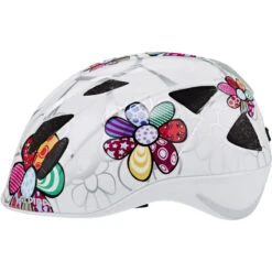Alpina Ximo Flash Helm Kinder Weiß/bunt -Alpina alpina ximo flash helmet juniors white flower 3 1